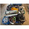 Image 2 : Assorted Lot: Linear Actuators, Electrical Cords, Hardware, and Tow Straps