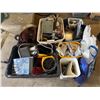 Image 2 : Multi-Bin Lot: Mityvac Brake Bleeding Kit, Air Filter, Electrical Boxes, and Automotive Parts