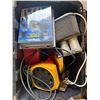 Image 3 : Multi-Bin Lot: Mityvac Brake Bleeding Kit, Air Filter, Electrical Boxes, and Automotive Parts
