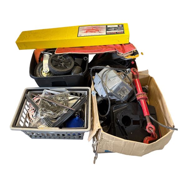 RC Airplane Kit, Castor Wheels, Hardware, and More Mixed Electrical Components