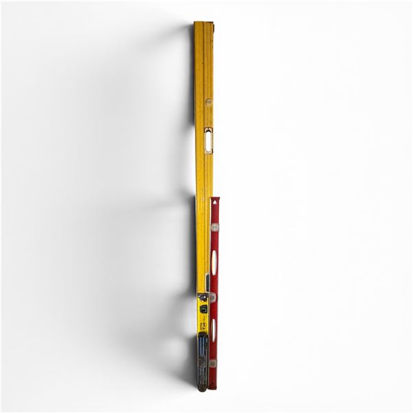 4 Assorted Spirit Levels Including Stanley FatMax
