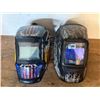 Image 2 : 2-Pcs Antra and Assorted Auto-Darkening Welding Helmets