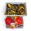 Image 1 : Group of Safety Equipment - Hard Hats, Safety Harness, Straps, and More