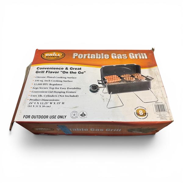 Grill Central Portable Gas Grill