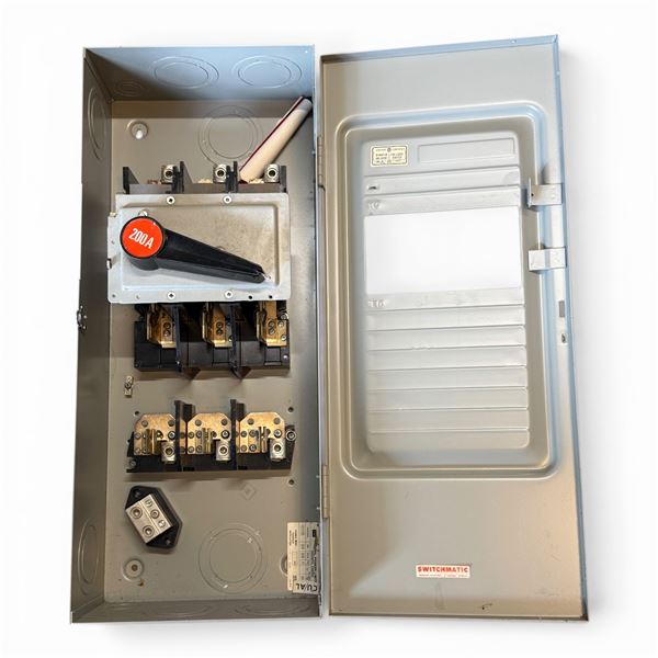 Federal Pioneer FPE 200A Electrical Disconnect Switch Box
