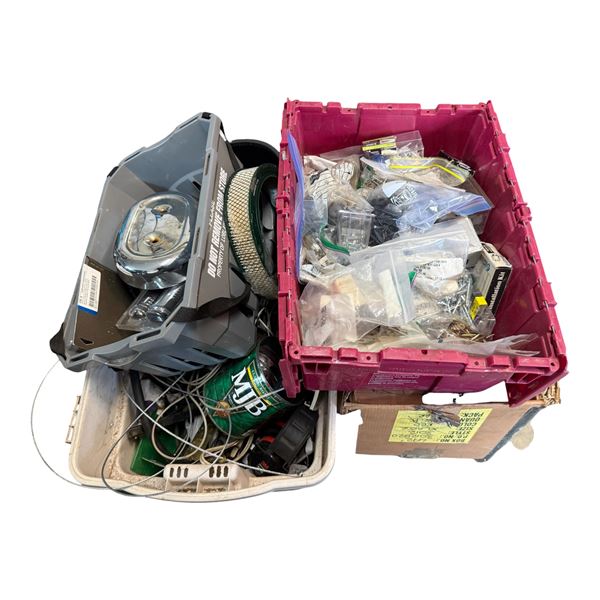 Assorted Hardware and Vehicle Accessories Organizer