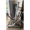 Image 2 : Group of Handled Hand Tools, Metal Scrap, And Pressure Washer Wands on Metal Cart