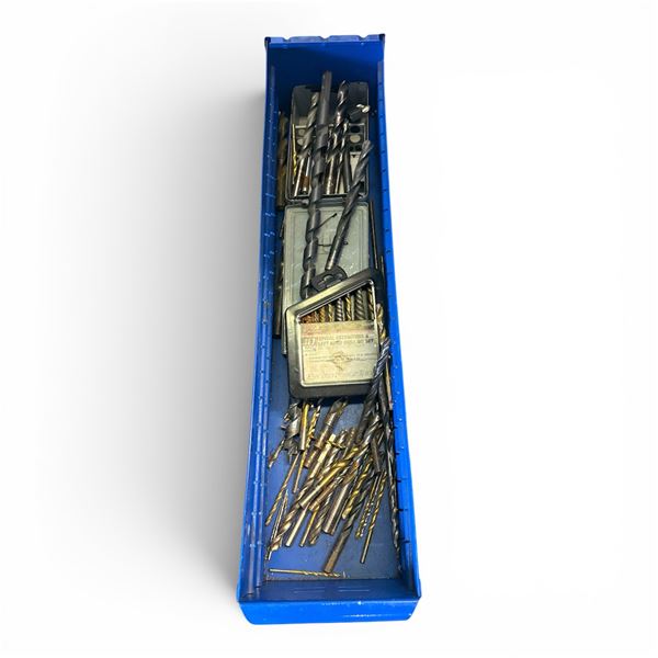 Group of Assorted Drill Bits And Performance Tool Spiral Extractor