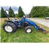 Image 4 : 2007 New Holland t2410 Utility tractor w/270TL Front Loader with 3 point hitch- 22672hous