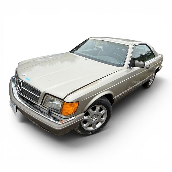 1986 Mercedes Benz 560 SEC Coupe-5.6L V8- Model 126C VIN WDBCA45HA280898- 162548KM ( No Key-Untested