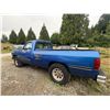 Image 3 : 1991 Blue Dodge Ram 250 Cummins Turbo Diesel Regular Cab Long Bed 4x4 Pickup Truck-VIN:1B7KE2689MS28
