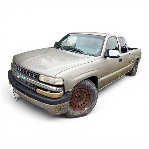 2000  Chevrolet Silverado 1500 Regular Cab 2WD Pickup Truck-4.8L V8- Unknown KM (With key, No batter