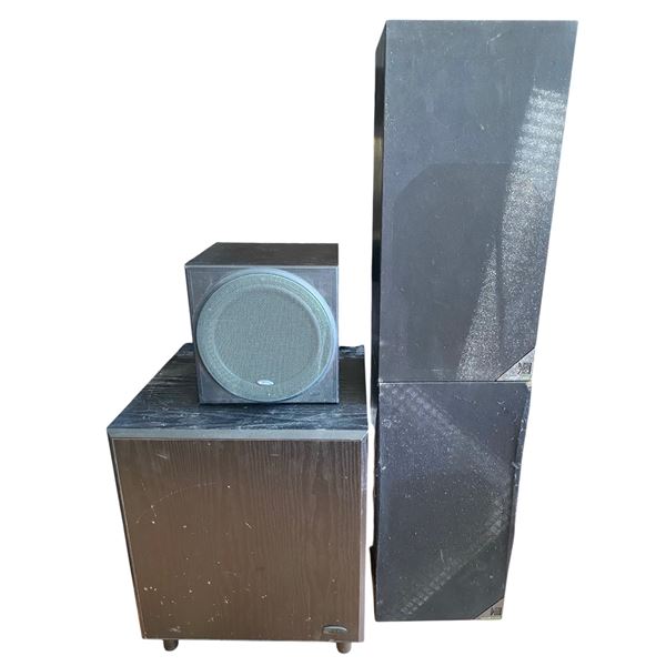 Group of 4 Speakers - KEF C-Series x2, Labtec LCS-2424, Jensen JS1000-A
