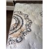 Image 4 : Metal Queen Bed Frame (W62") with BeautyRest Mattress and Box Spring - As-Is