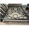 Image 8 : Metal Queen Bed Frame (W62") with BeautyRest Mattress and Box Spring - As-Is