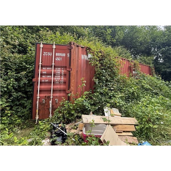 40 ft High Cube Insulated Container with electrical panel & misc.