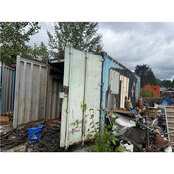20 ft Standar Shipping Container-damage floor (Contents no included)