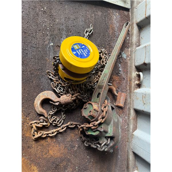 Power Fist 1-Ton Chain Hoist and Lever Hoist Puller