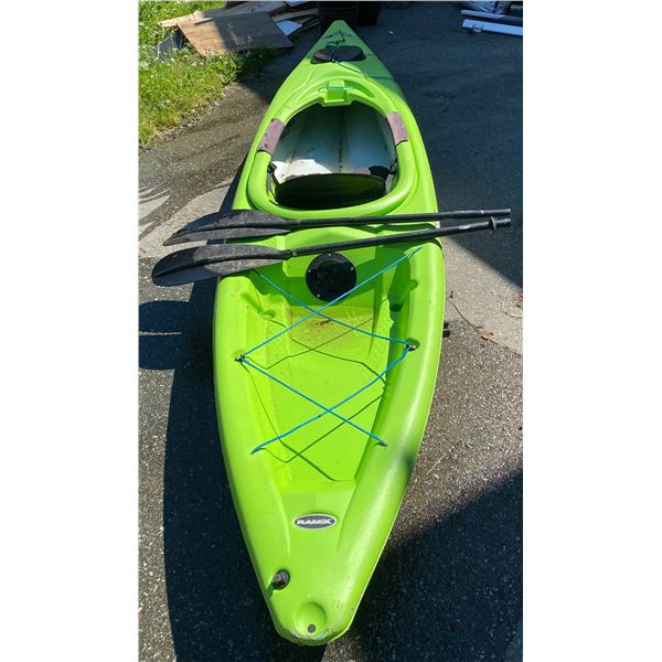 Pelican Lime Green Sit-In Kayak with Paddle