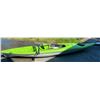 Image 2 : Pelican Lime Green Sit-In Kayak with Paddle
