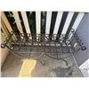 Image 3 : Group of 3 Decorative Wrought Iron Garden Accents, Folding Patio Chairs