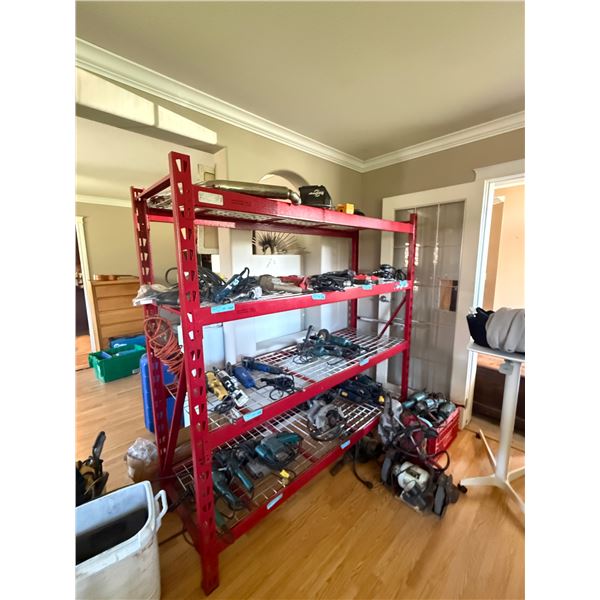 Snap-On Shelving Unit, H72" x W75"