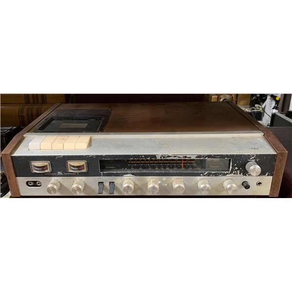 Electra Electronic Distributions CS-77 Stereo Receiver w/ Built-in Cassette Player- Serial No