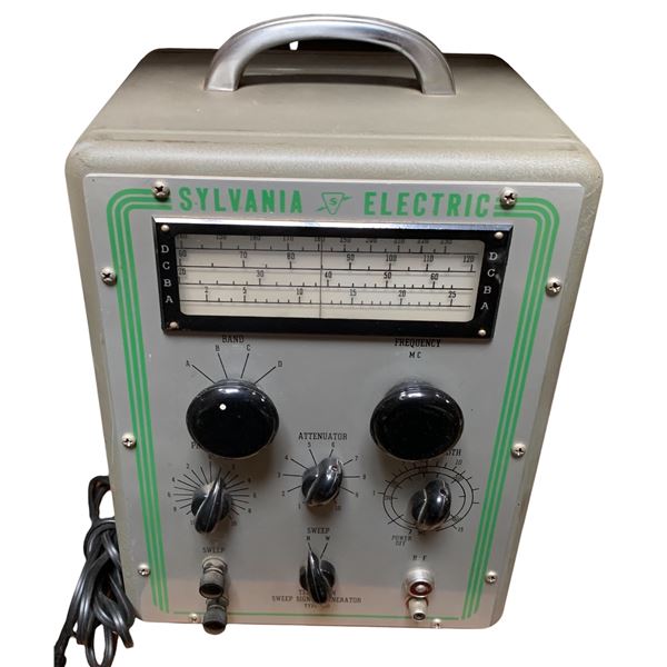 Sylvania Electric TV-FM Sweep Signal Generator - Model 1120, Serial No 1619