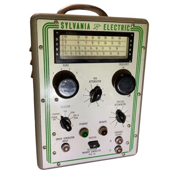 Sylvania Electric TV-FM Sweep Signal Generator - Model 1120, Serial No 1112