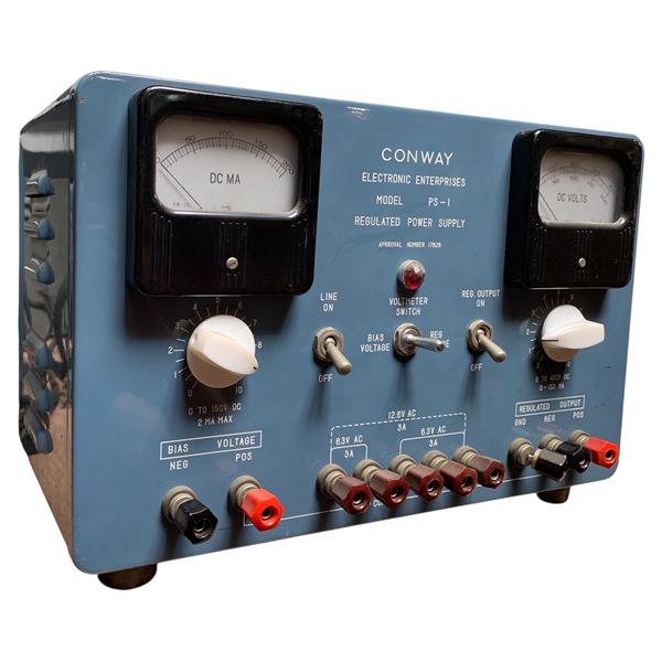 Conway Electronic Regulated Power Supply - Model PS-I, Serial No 11130