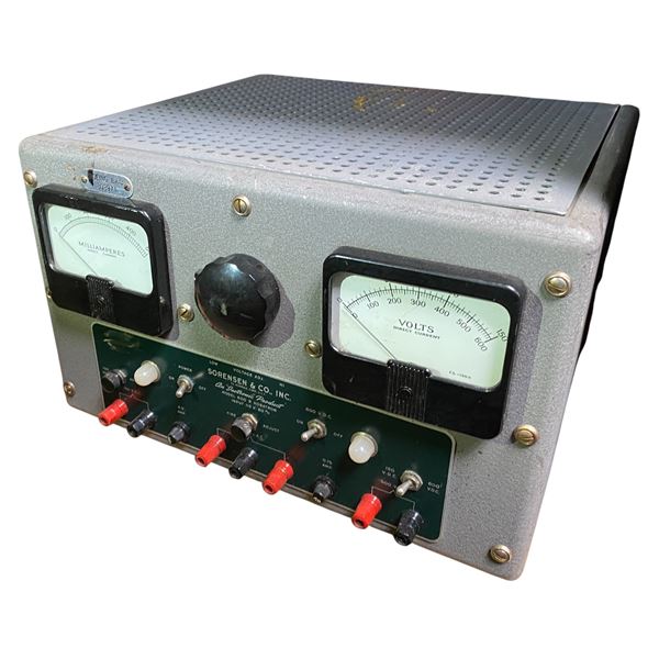 Sorensen & Co. Nobatron Regulated Power Supply Aerospace Equipment - Model 500-BB