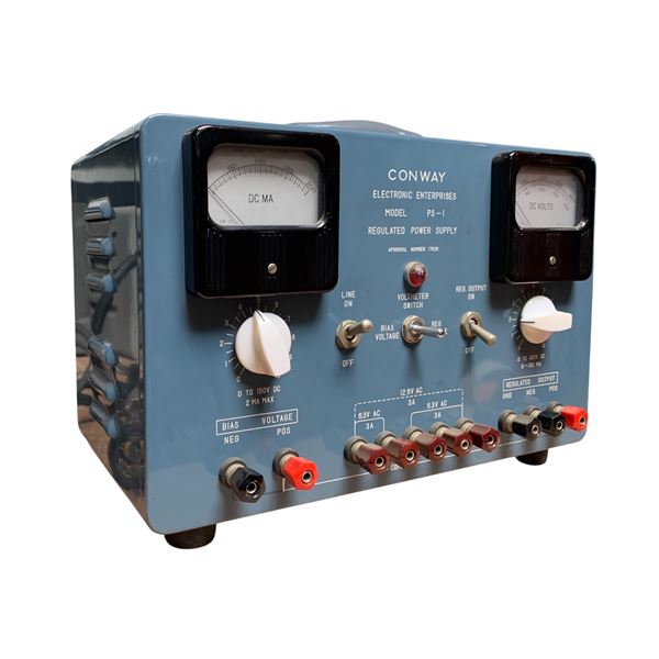 Conway Electronic Regulated Power Supply - Model PS-I, Serial No 11130