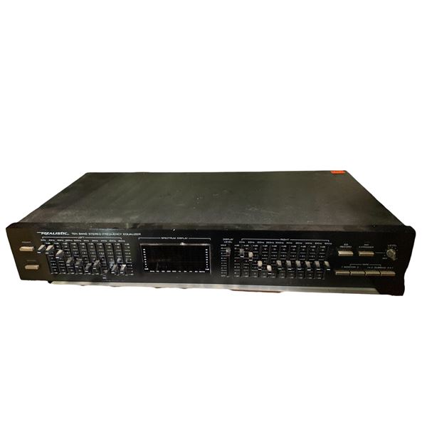 Realistic Ten-Band Stereo Frequency Equalizer