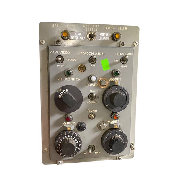 Military IFF Transponder Panel (Grey)