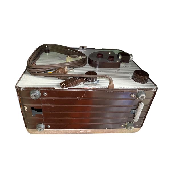 Vintage Tube Radio (Brown/Chrome)