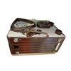 Image 1 : Vintage Tube Radio (Brown/Chrome)