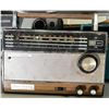 Image 4 : 3-Piece Vintage Radio Lot: Blue Transistor Radio, Lloyd's AM/FM Stereo Cassette Recorder, and Portab