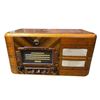 Image 1 : General Electric Art Deco Vintage Console Radio with Walnut Cabinet