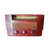 Image 1 : Vintage Bakelite AM/Shortwave Table Radio (Burgundy/Maroon Cabinet)