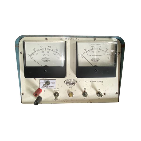 Buchler Instruments DC Power Supply with Volt and Milliampere Meters