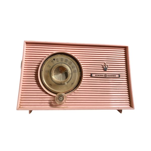 General Electric Vintage Pink AM Table Radio