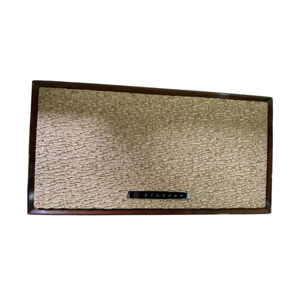 Pioneer Vintage Bookshelf Speaker with Woven Grille