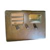Image 1 : Phonola Vintage Broadcast AM Table Radio in Brown Leatherette Case