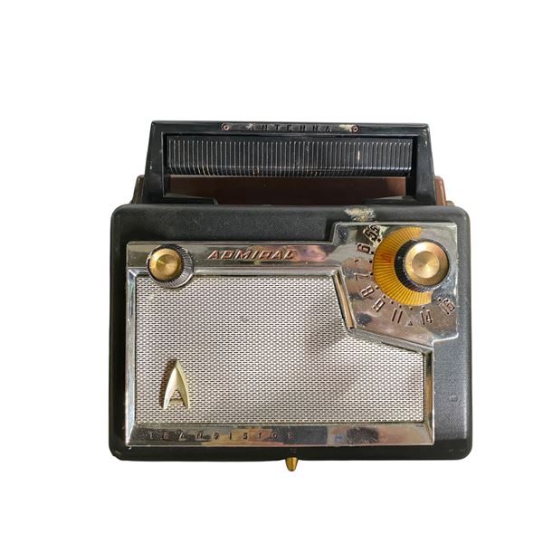 Admiral Vintage Portable Transistor AM Radio with Carry Handle