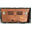 Image 12 : 3-Piece Vintage Clock Radio Lot: Silvertone Intercom AM Clock Radio, Vintage Mantel Clock, and RCA V