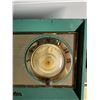 Image 6 : 3-Piece Vintage Clock Radio Lot: Silvertone Intercom AM Clock Radio, Vintage Mantel Clock, and RCA V