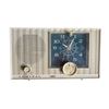 Image 1 : Admiral Vintage AM Clock Radio with Westclox Face (White Cabinet)