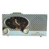 Image 1 : Admiral Vintage AM Clock Radio with Westclox Oval Face (Baby Blue Cabinet)