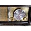 Image 2 : Philco Vintage AM/FM Table Radio with Burlap Grille and Wood Cabinet