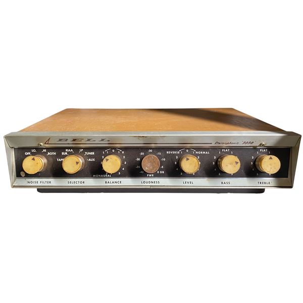 Bell Vintage Stereo Pre-Amplifier with RIAA/Phono and Noise Filter